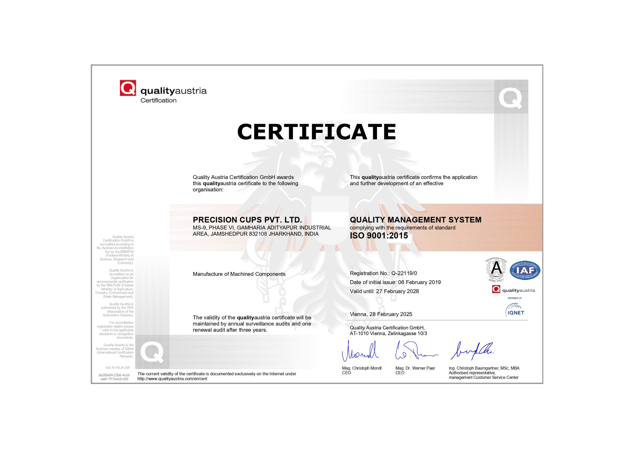 ISO 9001:2015